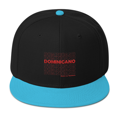 Dominicano Hasta La Tambora Snapback  - 2020 - DominicanGirlfriend.com - Frases Dominicanas - República Dominicana Lifestyle Graphic T-Shirts Streetwear & Accessories - New York - Bronx - Washington Heights - Miami - Florida - Boca Chica - USA - Dominican Clothing