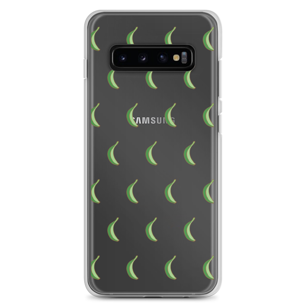 Platano All-Over Samsung Case (Transparent)  - 2020 - DominicanGirlfriend.com - Frases Dominicanas - República Dominicana Lifestyle Graphic T-Shirts Streetwear & Accessories - New York - Bronx - Washington Heights - Miami - Florida - Boca Chica - USA - Dominican Clothing