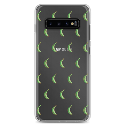 Platano All-Over Samsung Case (Transparent)  - 2020 - DominicanGirlfriend.com - Frases Dominicanas - República Dominicana Lifestyle Graphic T-Shirts Streetwear & Accessories - New York - Bronx - Washington Heights - Miami - Florida - Boca Chica - USA - Dominican Clothing