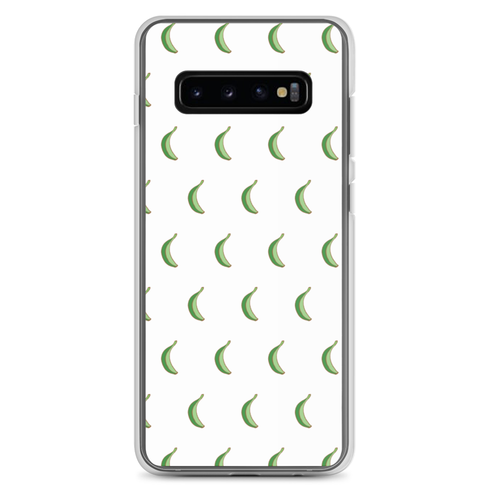 Platano All-Over Samsung Case (White)  - 2020 - DominicanGirlfriend.com - Frases Dominicanas - República Dominicana Lifestyle Graphic T-Shirts Streetwear & Accessories - New York - Bronx - Washington Heights - Miami - Florida - Boca Chica - USA - Dominican Clothing
