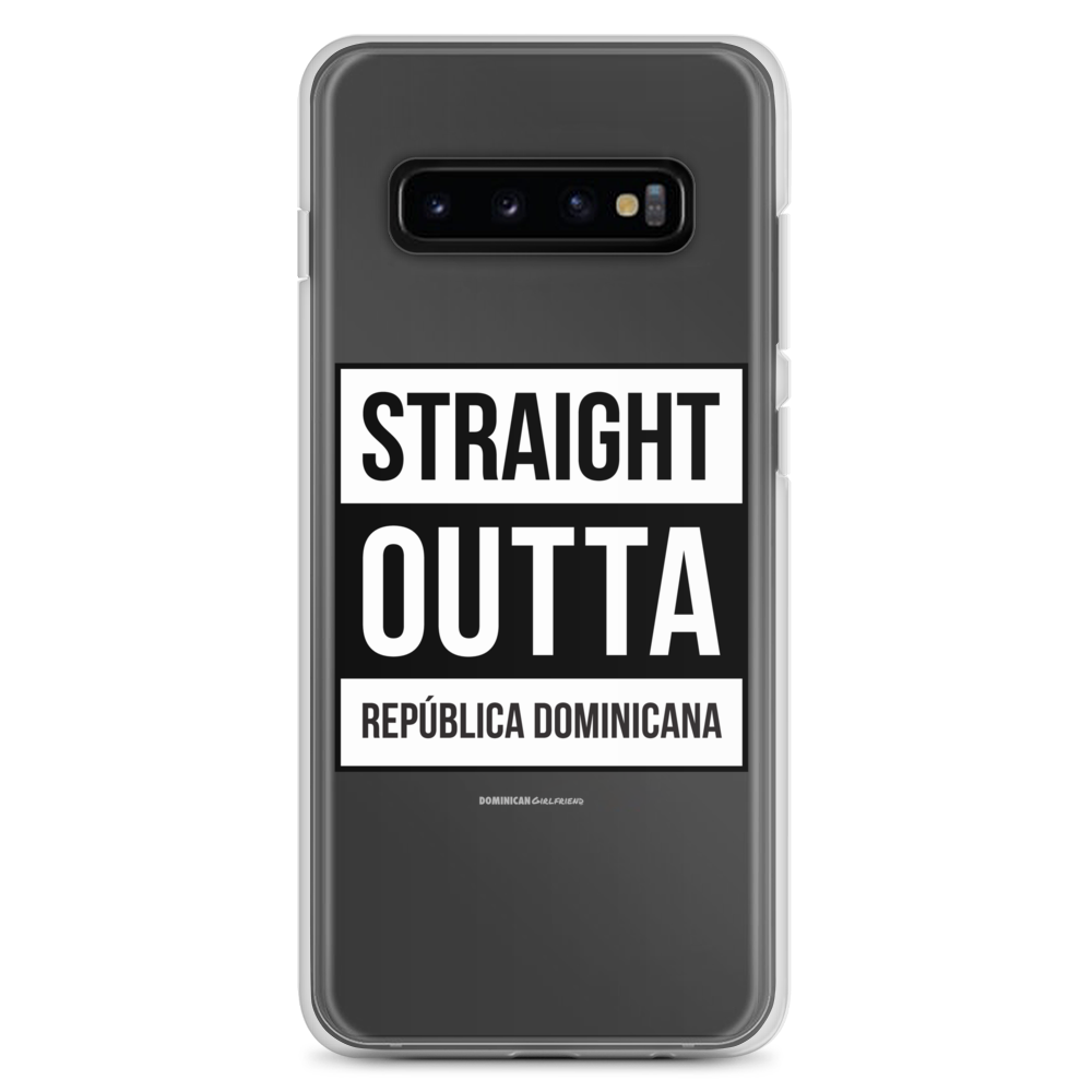Straight Outta República Dominicana Samsung Case  - 2020 - DominicanGirlfriend.com - Frases Dominicanas - República Dominicana Lifestyle Graphic T-Shirts Streetwear & Accessories - New York - Bronx - Washington Heights - Miami - Florida - Boca Chica - USA - Dominican Clothing