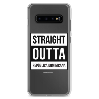 Straight Outta República Dominicana Samsung Case  - 2020 - DominicanGirlfriend.com - Frases Dominicanas - República Dominicana Lifestyle Graphic T-Shirts Streetwear & Accessories - New York - Bronx - Washington Heights - Miami - Florida - Boca Chica - USA - Dominican Clothing
