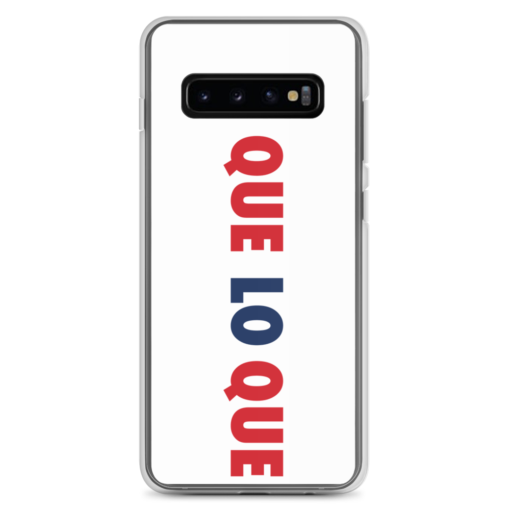 Que Lo Que Samsung Case  - 2020 - DominicanGirlfriend.com - Frases Dominicanas - República Dominicana Lifestyle Graphic T-Shirts Streetwear & Accessories - New York - Bronx - Washington Heights - Miami - Florida - Boca Chica - USA - Dominican Clothing