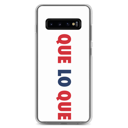 Que Lo Que Samsung Case  - 2020 - DominicanGirlfriend.com - Frases Dominicanas - República Dominicana Lifestyle Graphic T-Shirts Streetwear & Accessories - New York - Bronx - Washington Heights - Miami - Florida - Boca Chica - USA - Dominican Clothing