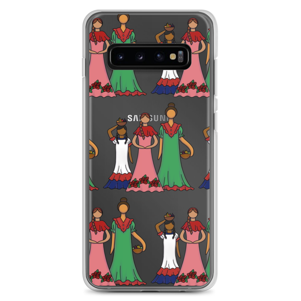 Dominican Faceless Dolls Samsung Case  - 2020 - DominicanGirlfriend.com - Frases Dominicanas - República Dominicana Lifestyle Graphic T-Shirts Streetwear & Accessories - New York - Bronx - Washington Heights - Miami - Florida - Boca Chica - USA - Dominican Clothing