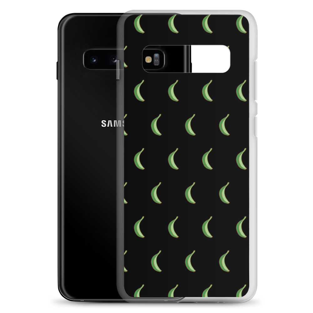 Platano All-Over Samsung Case (Black)  - 2020 - DominicanGirlfriend.com - Frases Dominicanas - República Dominicana Lifestyle Graphic T-Shirts Streetwear & Accessories - New York - Bronx - Washington Heights - Miami - Florida - Boca Chica - USA - Dominican Clothing