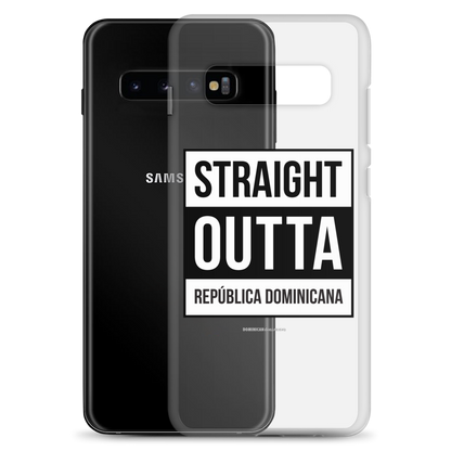 Straight Outta República Dominicana Samsung Case  - 2020 - DominicanGirlfriend.com - Frases Dominicanas - República Dominicana Lifestyle Graphic T-Shirts Streetwear & Accessories - New York - Bronx - Washington Heights - Miami - Florida - Boca Chica - USA - Dominican Clothing