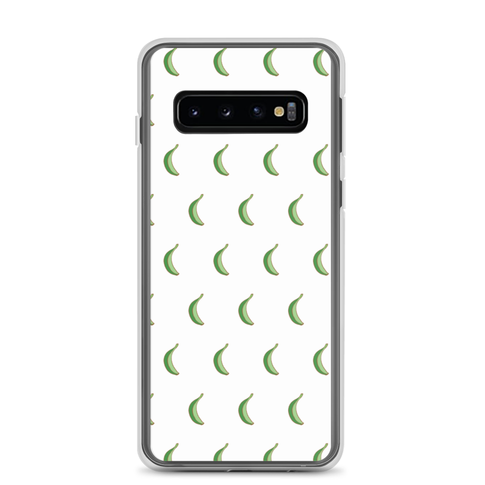 Platano All-Over Samsung Case (White)  - 2020 - DominicanGirlfriend.com - Frases Dominicanas - República Dominicana Lifestyle Graphic T-Shirts Streetwear & Accessories - New York - Bronx - Washington Heights - Miami - Florida - Boca Chica - USA - Dominican Clothing
