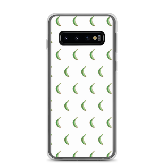 Platano All-Over Samsung Case (White)  - 2020 - DominicanGirlfriend.com - Frases Dominicanas - República Dominicana Lifestyle Graphic T-Shirts Streetwear & Accessories - New York - Bronx - Washington Heights - Miami - Florida - Boca Chica - USA - Dominican Clothing