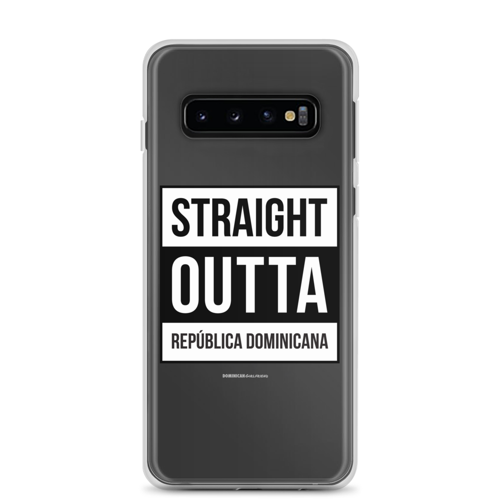 Straight Outta República Dominicana Samsung Case  - 2020 - DominicanGirlfriend.com - Frases Dominicanas - República Dominicana Lifestyle Graphic T-Shirts Streetwear & Accessories - New York - Bronx - Washington Heights - Miami - Florida - Boca Chica - USA - Dominican Clothing
