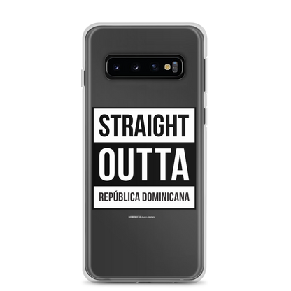 Straight Outta República Dominicana Samsung Case  - 2020 - DominicanGirlfriend.com - Frases Dominicanas - República Dominicana Lifestyle Graphic T-Shirts Streetwear & Accessories - New York - Bronx - Washington Heights - Miami - Florida - Boca Chica - USA - Dominican Clothing