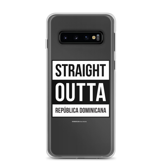 Straight Outta República Dominicana Samsung Case  - 2020 - DominicanGirlfriend.com - Frases Dominicanas - República Dominicana Lifestyle Graphic T-Shirts Streetwear & Accessories - New York - Bronx - Washington Heights - Miami - Florida - Boca Chica - USA - Dominican Clothing