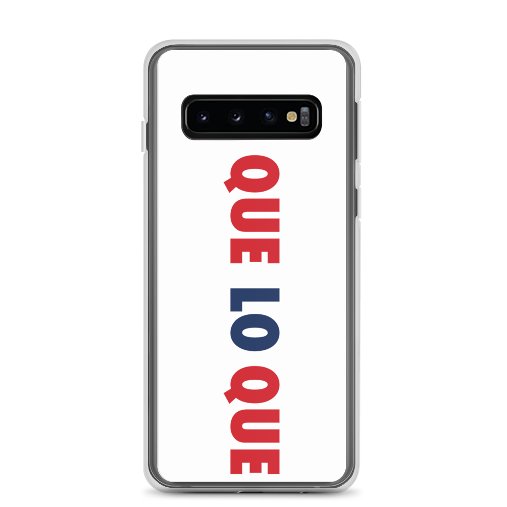 Que Lo Que Samsung Case  - 2020 - DominicanGirlfriend.com - Frases Dominicanas - República Dominicana Lifestyle Graphic T-Shirts Streetwear & Accessories - New York - Bronx - Washington Heights - Miami - Florida - Boca Chica - USA - Dominican Clothing
