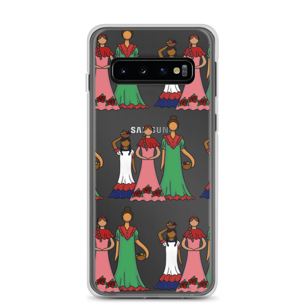 Dominican Faceless Dolls Samsung Case  - 2020 - DominicanGirlfriend.com - Frases Dominicanas - República Dominicana Lifestyle Graphic T-Shirts Streetwear & Accessories - New York - Bronx - Washington Heights - Miami - Florida - Boca Chica - USA - Dominican Clothing