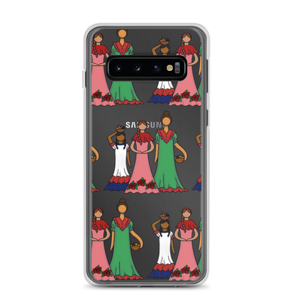 Dominican Faceless Dolls Samsung Case  - 2020 - DominicanGirlfriend.com - Frases Dominicanas - República Dominicana Lifestyle Graphic T-Shirts Streetwear & Accessories - New York - Bronx - Washington Heights - Miami - Florida - Boca Chica - USA - Dominican Clothing