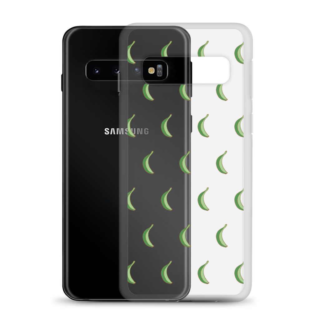 Platano All-Over Samsung Case (Transparent)  - 2020 - DominicanGirlfriend.com - Frases Dominicanas - República Dominicana Lifestyle Graphic T-Shirts Streetwear & Accessories - New York - Bronx - Washington Heights - Miami - Florida - Boca Chica - USA - Dominican Clothing