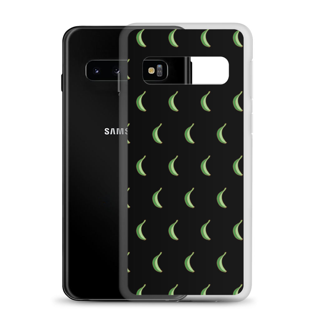 Platano All-Over Samsung Case (Black)  - 2020 - DominicanGirlfriend.com - Frases Dominicanas - República Dominicana Lifestyle Graphic T-Shirts Streetwear & Accessories - New York - Bronx - Washington Heights - Miami - Florida - Boca Chica - USA - Dominican Clothing