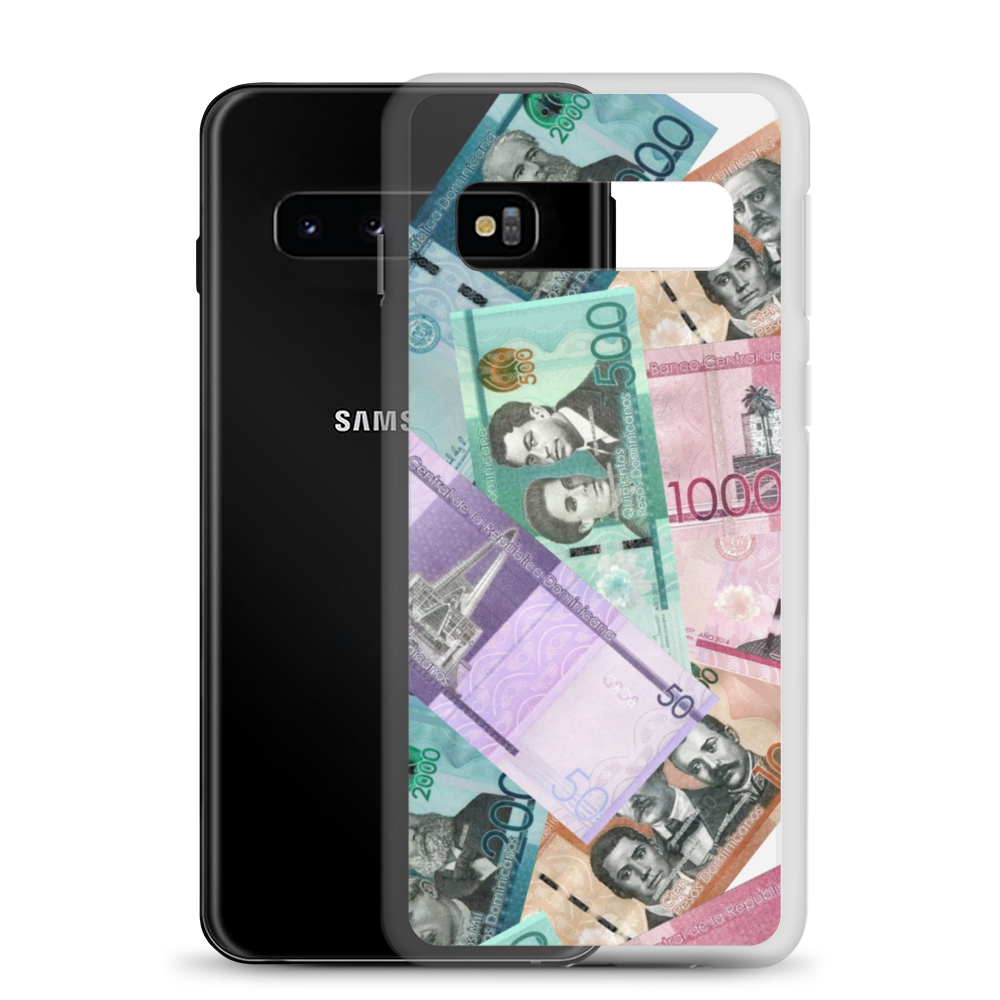 Dominican Pesos Samsung Case  - 2020 - DominicanGirlfriend.com - Frases Dominicanas - República Dominicana Lifestyle Graphic T-Shirts Streetwear & Accessories - New York - Bronx - Washington Heights - Miami - Florida - Boca Chica - USA - Dominican Clothing