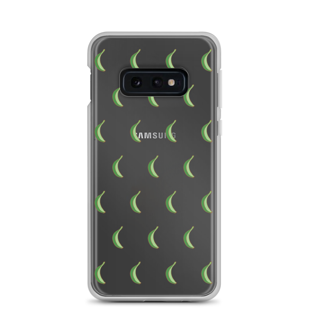 Platano All-Over Samsung Case (Transparent)  - 2020 - DominicanGirlfriend.com - Frases Dominicanas - República Dominicana Lifestyle Graphic T-Shirts Streetwear & Accessories - New York - Bronx - Washington Heights - Miami - Florida - Boca Chica - USA - Dominican Clothing