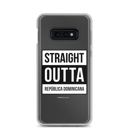 Straight Outta República Dominicana Samsung Case  - 2020 - DominicanGirlfriend.com - Frases Dominicanas - República Dominicana Lifestyle Graphic T-Shirts Streetwear & Accessories - New York - Bronx - Washington Heights - Miami - Florida - Boca Chica - USA - Dominican Clothing