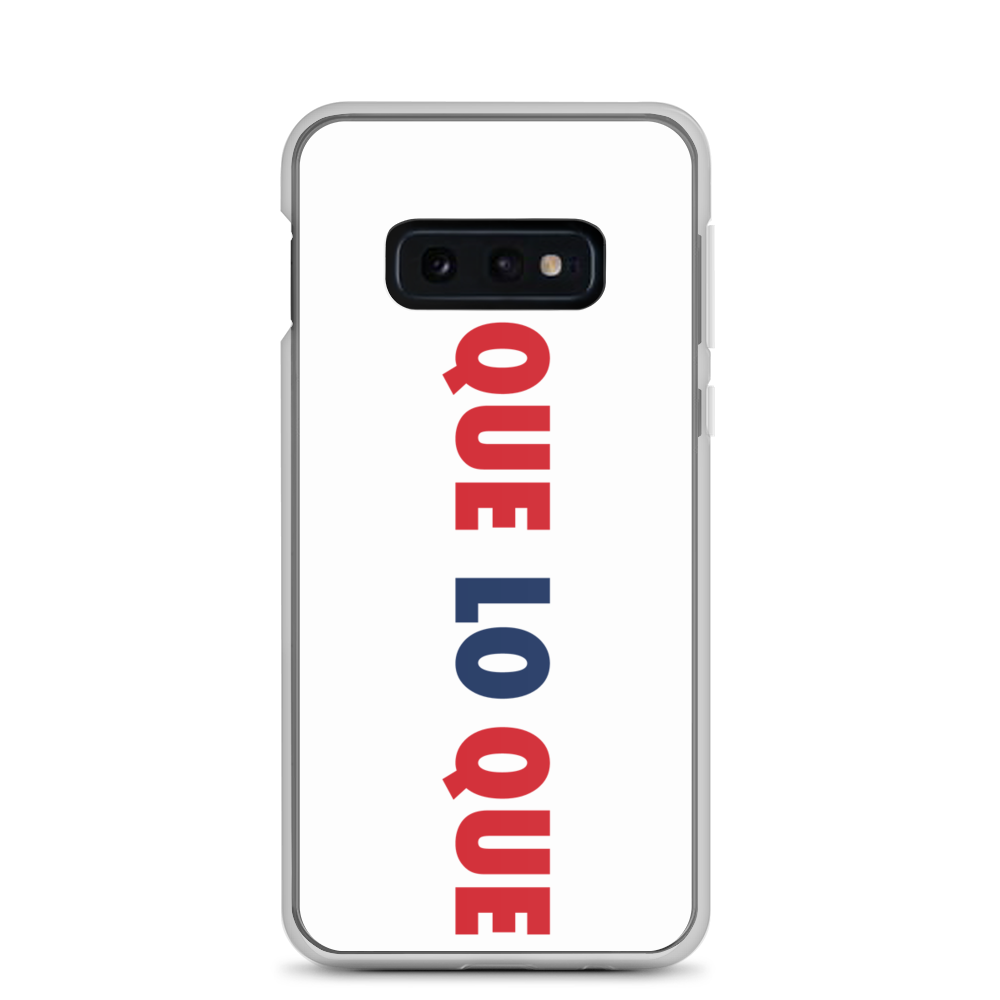 Que Lo Que Samsung Case  - 2020 - DominicanGirlfriend.com - Frases Dominicanas - República Dominicana Lifestyle Graphic T-Shirts Streetwear & Accessories - New York - Bronx - Washington Heights - Miami - Florida - Boca Chica - USA - Dominican Clothing