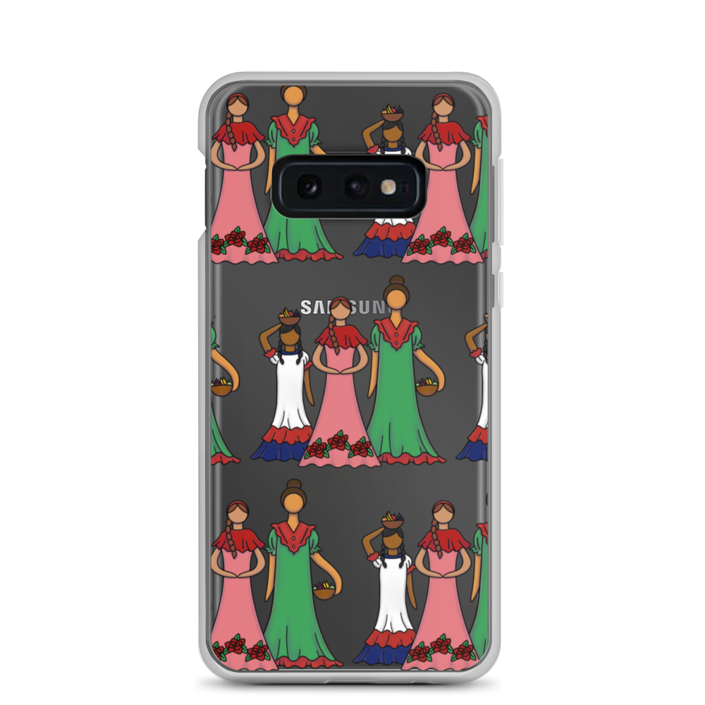Dominican Faceless Dolls Samsung Case  - 2020 - DominicanGirlfriend.com - Frases Dominicanas - República Dominicana Lifestyle Graphic T-Shirts Streetwear & Accessories - New York - Bronx - Washington Heights - Miami - Florida - Boca Chica - USA - Dominican Clothing