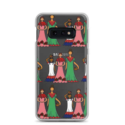 Dominican Faceless Dolls Samsung Case  - 2020 - DominicanGirlfriend.com - Frases Dominicanas - República Dominicana Lifestyle Graphic T-Shirts Streetwear & Accessories - New York - Bronx - Washington Heights - Miami - Florida - Boca Chica - USA - Dominican Clothing