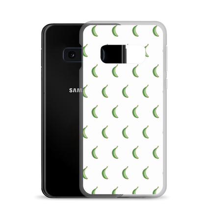 Platano All-Over Samsung Case (White)  - 2020 - DominicanGirlfriend.com - Frases Dominicanas - República Dominicana Lifestyle Graphic T-Shirts Streetwear & Accessories - New York - Bronx - Washington Heights - Miami - Florida - Boca Chica - USA - Dominican Clothing