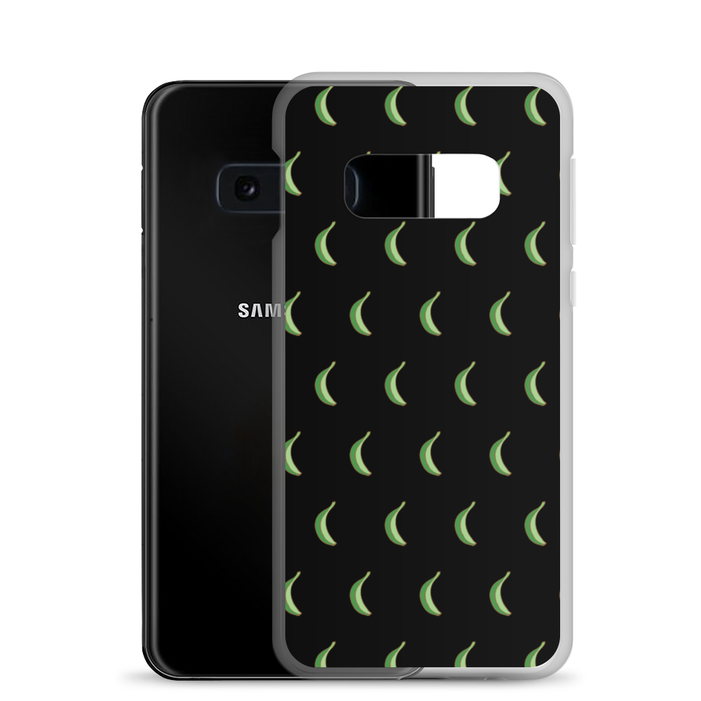 Platano All-Over Samsung Case (Black)  - 2020 - DominicanGirlfriend.com - Frases Dominicanas - República Dominicana Lifestyle Graphic T-Shirts Streetwear & Accessories - New York - Bronx - Washington Heights - Miami - Florida - Boca Chica - USA - Dominican Clothing
