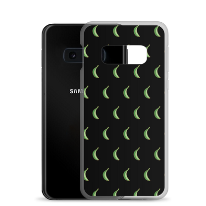 Platano All-Over Samsung Case (Black)  - 2020 - DominicanGirlfriend.com - Frases Dominicanas - República Dominicana Lifestyle Graphic T-Shirts Streetwear & Accessories - New York - Bronx - Washington Heights - Miami - Florida - Boca Chica - USA - Dominican Clothing