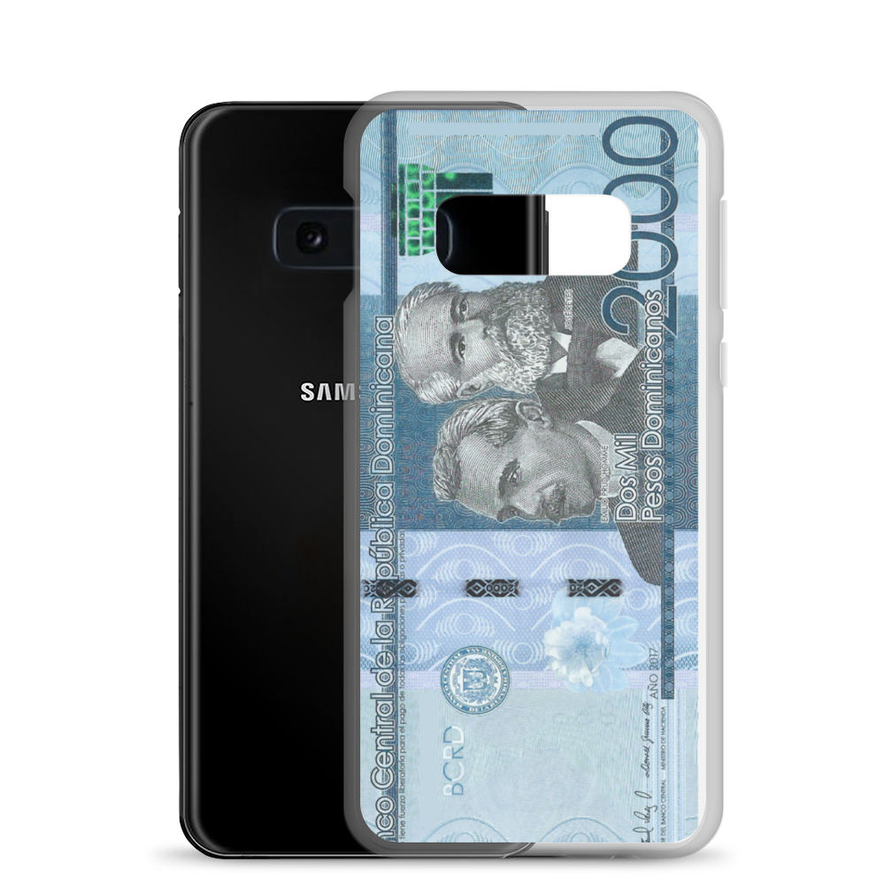 2000 Dominican Pesos Samsung Case  - 2020 - DominicanGirlfriend.com - Frases Dominicanas - República Dominicana Lifestyle Graphic T-Shirts Streetwear & Accessories - New York - Bronx - Washington Heights - Miami - Florida - Boca Chica - USA - Dominican Clothing