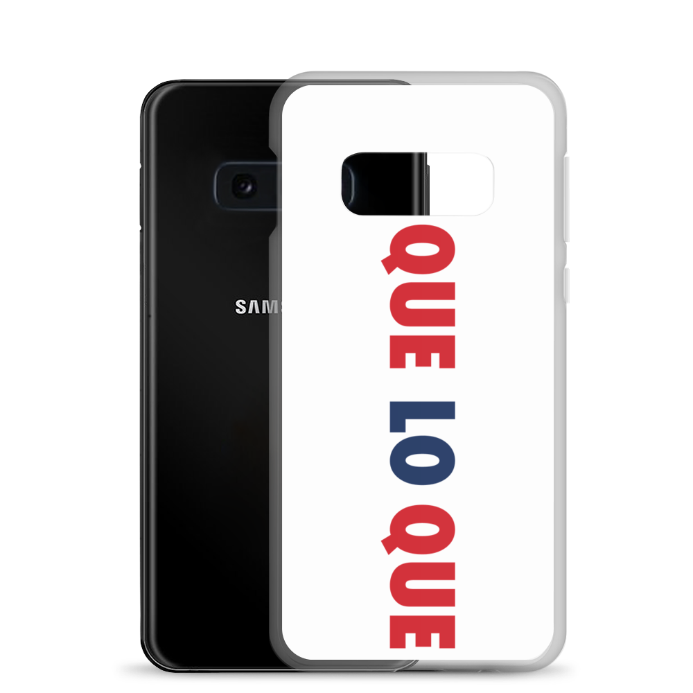 Que Lo Que Samsung Case  - 2020 - DominicanGirlfriend.com - Frases Dominicanas - República Dominicana Lifestyle Graphic T-Shirts Streetwear & Accessories - New York - Bronx - Washington Heights - Miami - Florida - Boca Chica - USA - Dominican Clothing