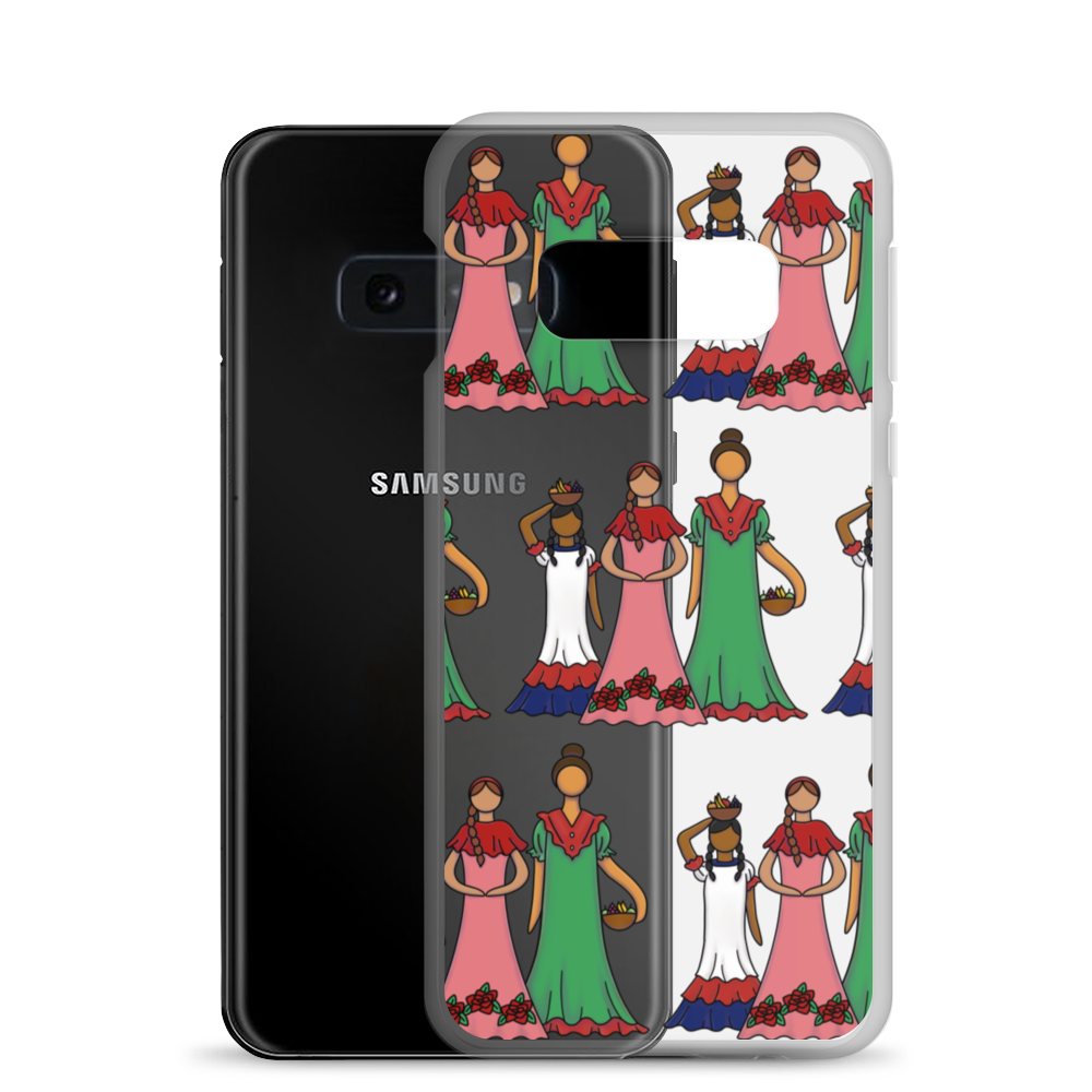 Dominican Faceless Dolls Samsung Case  - 2020 - DominicanGirlfriend.com - Frases Dominicanas - República Dominicana Lifestyle Graphic T-Shirts Streetwear & Accessories - New York - Bronx - Washington Heights - Miami - Florida - Boca Chica - USA - Dominican Clothing