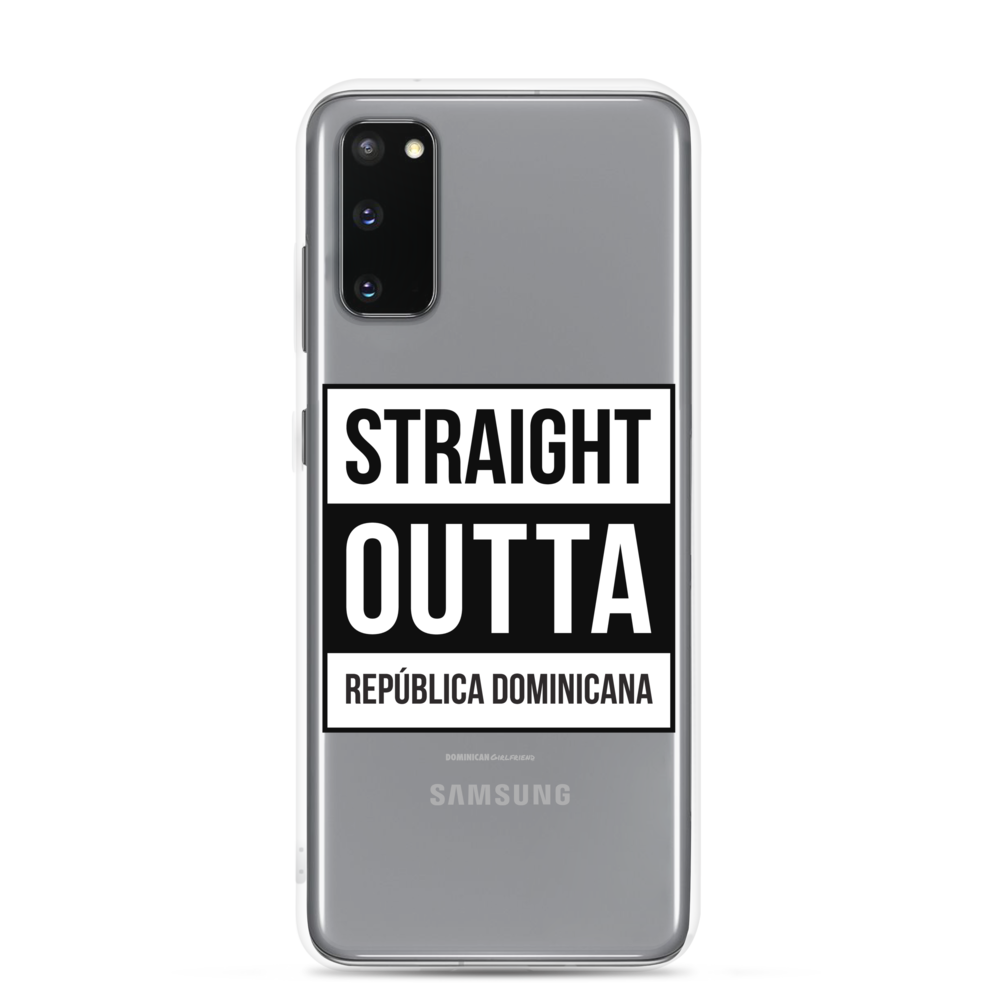 Straight Outta República Dominicana Samsung Case  - 2020 - DominicanGirlfriend.com - Frases Dominicanas - República Dominicana Lifestyle Graphic T-Shirts Streetwear & Accessories - New York - Bronx - Washington Heights - Miami - Florida - Boca Chica - USA - Dominican Clothing