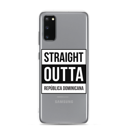 Straight Outta República Dominicana Samsung Case  - 2020 - DominicanGirlfriend.com - Frases Dominicanas - República Dominicana Lifestyle Graphic T-Shirts Streetwear & Accessories - New York - Bronx - Washington Heights - Miami - Florida - Boca Chica - USA - Dominican Clothing