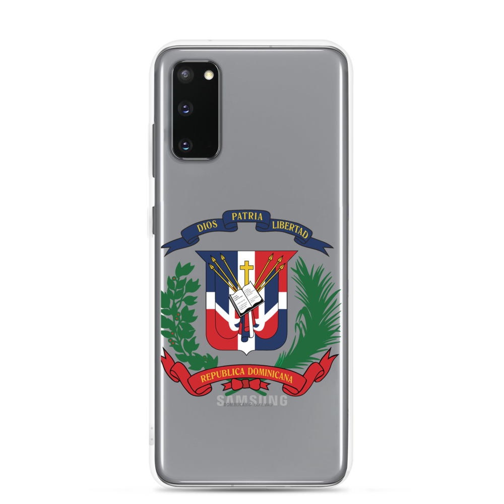 Escudo de la República Dominicana Samsung Case  - 2020 - DominicanGirlfriend.com - Frases Dominicanas - República Dominicana Lifestyle Graphic T-Shirts Streetwear & Accessories - New York - Bronx - Washington Heights - Miami - Florida - Boca Chica - USA - Dominican Clothing