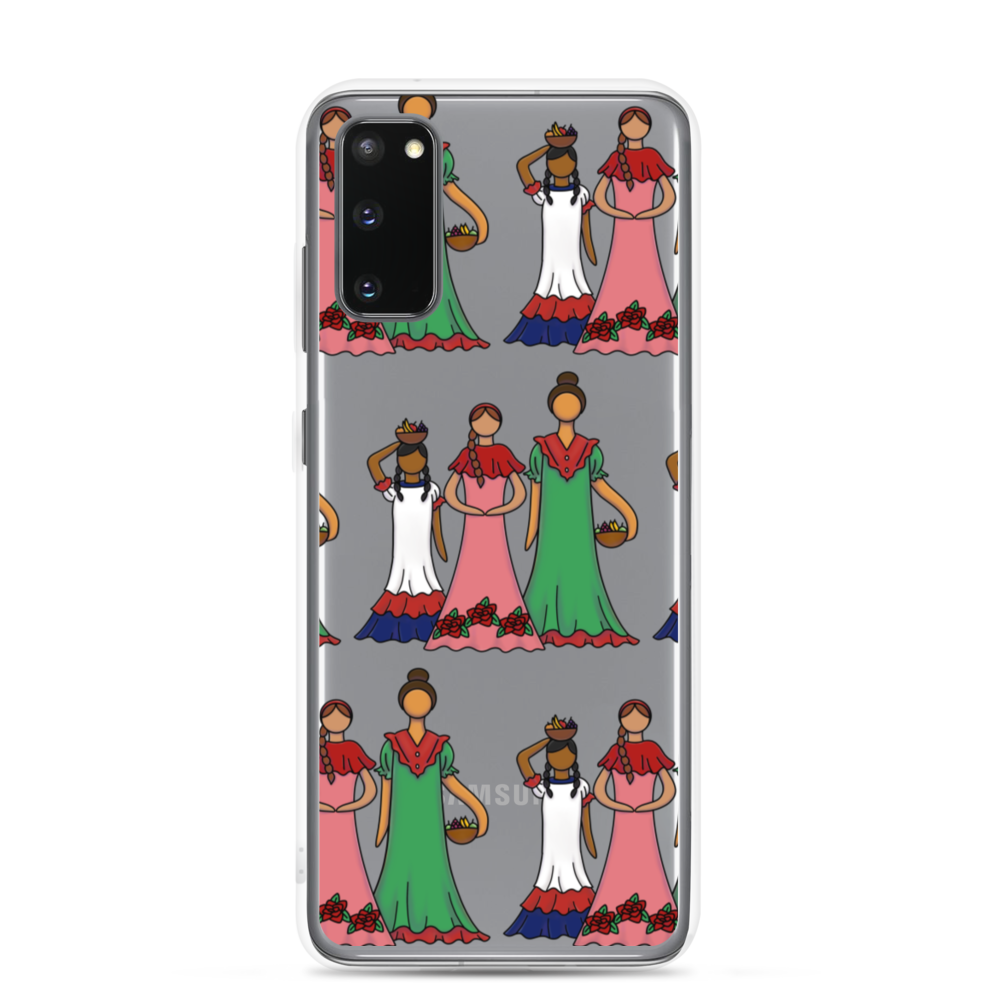 Dominican Faceless Dolls Samsung Case  - 2020 - DominicanGirlfriend.com - Frases Dominicanas - República Dominicana Lifestyle Graphic T-Shirts Streetwear & Accessories - New York - Bronx - Washington Heights - Miami - Florida - Boca Chica - USA - Dominican Clothing