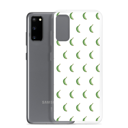 Platano All-Over Samsung Case (White)  - 2020 - DominicanGirlfriend.com - Frases Dominicanas - República Dominicana Lifestyle Graphic T-Shirts Streetwear & Accessories - New York - Bronx - Washington Heights - Miami - Florida - Boca Chica - USA - Dominican Clothing