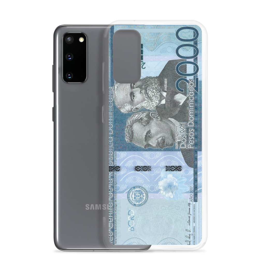 2000 Dominican Pesos Samsung Case  - 2020 - DominicanGirlfriend.com - Frases Dominicanas - República Dominicana Lifestyle Graphic T-Shirts Streetwear & Accessories - New York - Bronx - Washington Heights - Miami - Florida - Boca Chica - USA - Dominican Clothing