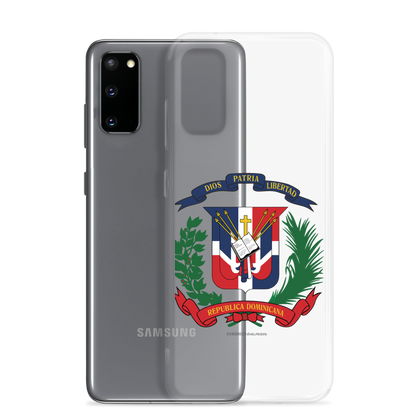 Escudo de la República Dominicana Samsung Case  - 2020 - DominicanGirlfriend.com - Frases Dominicanas - República Dominicana Lifestyle Graphic T-Shirts Streetwear & Accessories - New York - Bronx - Washington Heights - Miami - Florida - Boca Chica - USA - Dominican Clothing