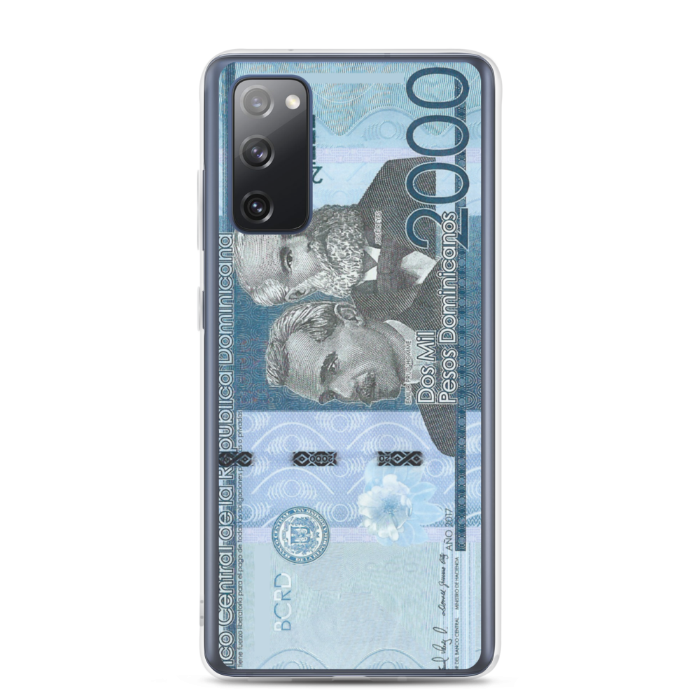 2000 Dominican Pesos Samsung Case  - 2020 - DominicanGirlfriend.com - Frases Dominicanas - República Dominicana Lifestyle Graphic T-Shirts Streetwear & Accessories - New York - Bronx - Washington Heights - Miami - Florida - Boca Chica - USA - Dominican Clothing