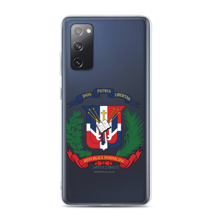 Escudo de la República Dominicana Samsung Case  - 2020 - DominicanGirlfriend.com - Frases Dominicanas - República Dominicana Lifestyle Graphic T-Shirts Streetwear & Accessories - New York - Bronx - Washington Heights - Miami - Florida - Boca Chica - USA - Dominican Clothing