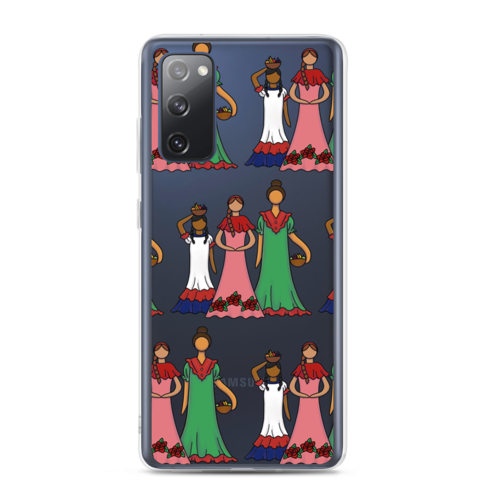 Dominican Faceless Dolls Samsung Case  - 2020 - DominicanGirlfriend.com - Frases Dominicanas - República Dominicana Lifestyle Graphic T-Shirts Streetwear & Accessories - New York - Bronx - Washington Heights - Miami - Florida - Boca Chica - USA - Dominican Clothing