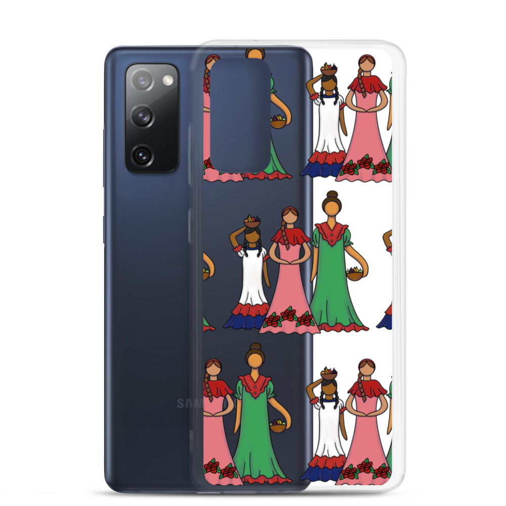 Dominican Faceless Dolls Samsung Case  - 2020 - DominicanGirlfriend.com - Frases Dominicanas - República Dominicana Lifestyle Graphic T-Shirts Streetwear & Accessories - New York - Bronx - Washington Heights - Miami - Florida - Boca Chica - USA - Dominican Clothing