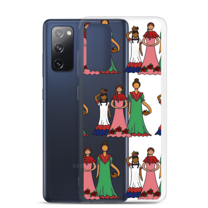 Dominican Faceless Dolls Samsung Case  - 2020 - DominicanGirlfriend.com - Frases Dominicanas - República Dominicana Lifestyle Graphic T-Shirts Streetwear & Accessories - New York - Bronx - Washington Heights - Miami - Florida - Boca Chica - USA - Dominican Clothing