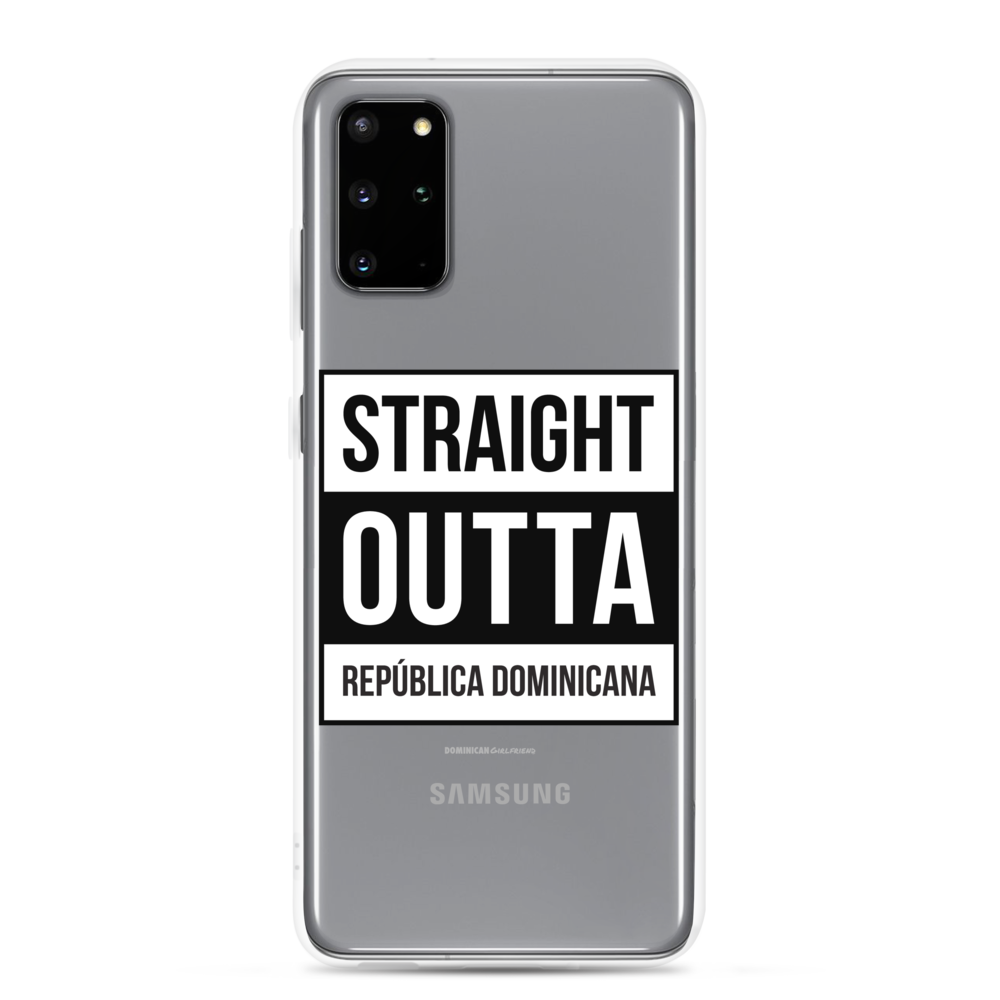 Straight Outta República Dominicana Samsung Case  - 2020 - DominicanGirlfriend.com - Frases Dominicanas - República Dominicana Lifestyle Graphic T-Shirts Streetwear & Accessories - New York - Bronx - Washington Heights - Miami - Florida - Boca Chica - USA - Dominican Clothing