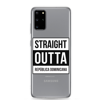 Straight Outta República Dominicana Samsung Case  - 2020 - DominicanGirlfriend.com - Frases Dominicanas - República Dominicana Lifestyle Graphic T-Shirts Streetwear & Accessories - New York - Bronx - Washington Heights - Miami - Florida - Boca Chica - USA - Dominican Clothing