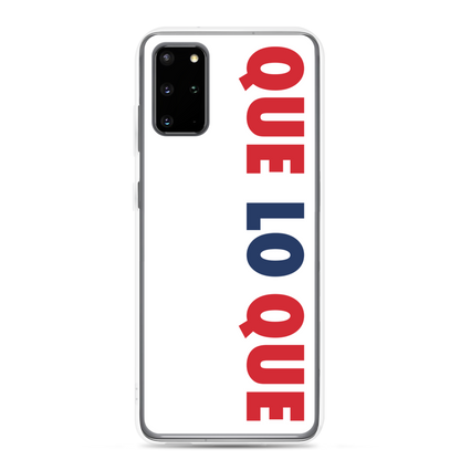 Que Lo Que Samsung Case  - 2020 - DominicanGirlfriend.com - Frases Dominicanas - República Dominicana Lifestyle Graphic T-Shirts Streetwear & Accessories - New York - Bronx - Washington Heights - Miami - Florida - Boca Chica - USA - Dominican Clothing