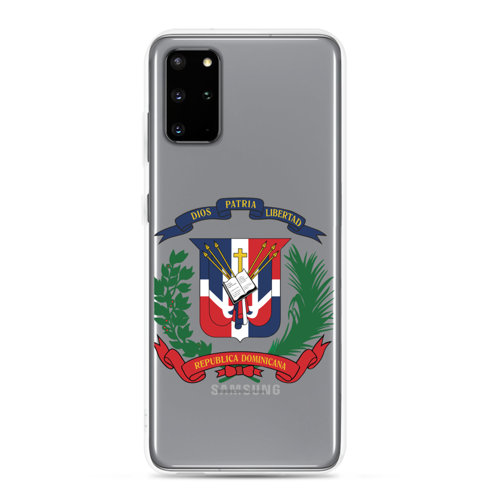 Escudo de la República Dominicana Samsung Case  - 2020 - DominicanGirlfriend.com - Frases Dominicanas - República Dominicana Lifestyle Graphic T-Shirts Streetwear & Accessories - New York - Bronx - Washington Heights - Miami - Florida - Boca Chica - USA - Dominican Clothing
