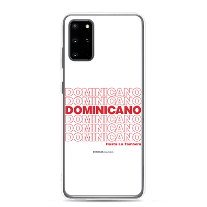 Dominicano Hasta La Tambora Samsung Case  - 2020 - DominicanGirlfriend.com - Frases Dominicanas - República Dominicana Lifestyle Graphic T-Shirts Streetwear & Accessories - New York - Bronx - Washington Heights - Miami - Florida - Boca Chica - USA - Dominican Clothing